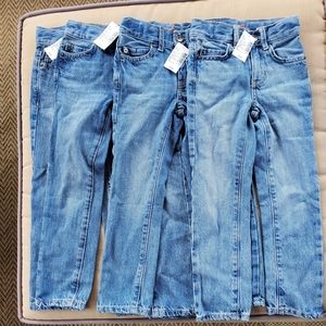 4 Pairs of Children's Place Size 5 Slim Fit Jeans